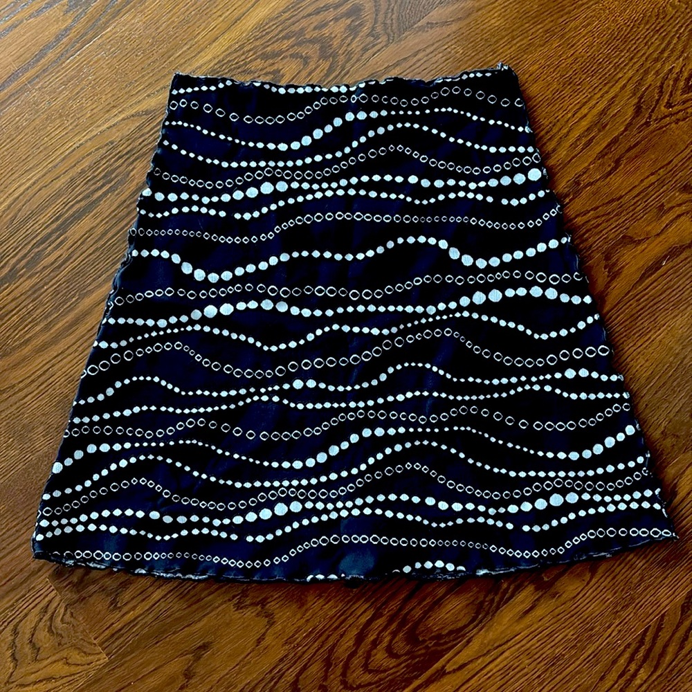 Haystacks brand jacquard knit bias skirt